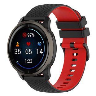 Ремешок Ribby для Smart Watch 20mm Black / Red