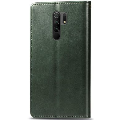 Кожаный чехол книжка GETMAN Gallant (PU) для Xiaomi Redmi Note 8 Pro Зеленый