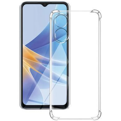 TPU чехол GETMAN Ease logo усиленные углы Full Camera для Oppo A38 / A18 Бесцветный (прозрачный)