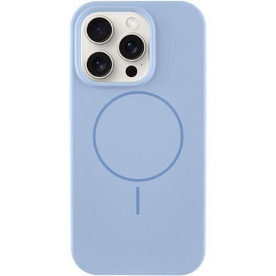 Чехол Silk Full Protective (AA) NO LOGO with Magnetic Fit для Apple iPhone 14 Pro Max (6.7") Голубой / Lilac Blue