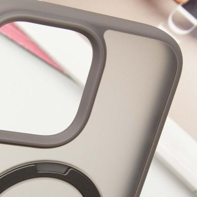 Чехол Ummi Colorful with Magnetic Fit HQ Ring для Apple iPhone 15 Pro Max (6.7") Grey