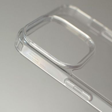 Чехол TPU Transparent with Straps для Apple iPhone 14 Pro Max (6.7") Orange / White