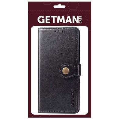 Шкіряний чохол книжка GETMAN Gallant (PU) для Xiaomi Redmi Note 12 4G Чорний