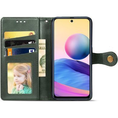 Шкіряний чохол книжка GETMAN Gallant (PU) для Samsung Galaxy A55 Зелений