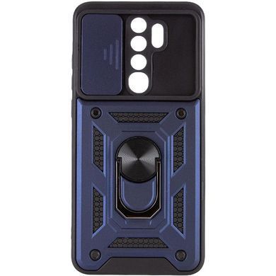 Чохол Ummi Camshield Serge Ring для Xiaomi Redmi Note 8 Pro Синій / Navy