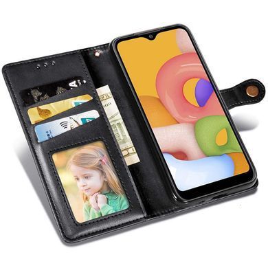 Шкіряний чохол книжка GETMAN Gallant (PU) для Xiaomi Redmi Note 12 4G Чорний