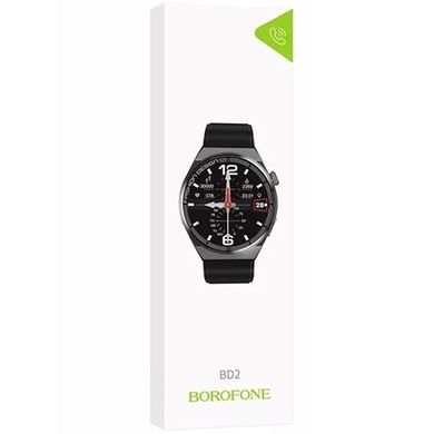 Уцінка Смарт-годинник Borofone BD2 Smart sports watch (call version) Відкрита упаковка / Black