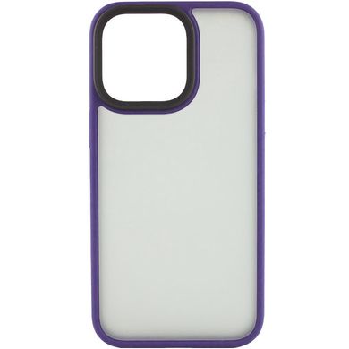 TPU+PC чохол Metal Buttons для Apple iPhone 13 Pro (6.1") Темно-фіолетовий