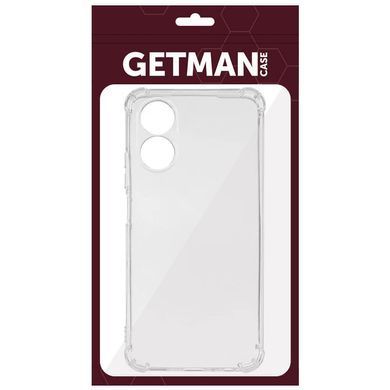 TPU чехол GETMAN Ease logo усиленные углы Full Camera для Oppo A38 / A18 Бесцветный (прозрачный)