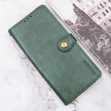 Шкіряний чохол книжка GETMAN Gallant (PU) для Samsung Galaxy A55 Зелений