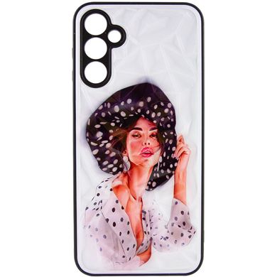 TPU+PC чехол Prisma Ladies для Samsung Galaxy A04s Girl in a hat