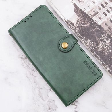 Шкіряний чохол книжка GETMAN Gallant (PU) для Samsung Galaxy A55 Зелений