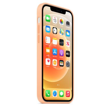 Чохол Silicone Case Full Protective (AA) для Apple iPhone 12 Pro Max (6.7") Помаранчевий / Cantaloupe