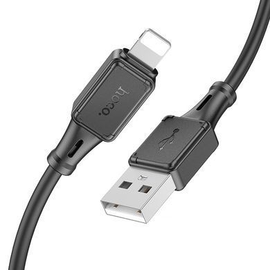 Дата кабель Hoco X101 Assistant USB to Lightning 2.4A (1m) Black