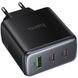 СЗУ Hoco C160A Upgrade PD65W+QC3.0 (1USB-A/2C) Black фото 6