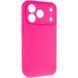 Чехол Silk Full Camera Protective (AA) NO LOGO для Apple iPhone 17 Pro Max (6.9") Розовый / Barbie pink