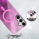 Чехол TPU Shiny Mountain Magnetic Fit для Samsung Galaxy S25 Pink фото 2