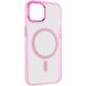 Чехол TPU Iris with MagSafe для Apple iPhone 12 Pro / 12 (6.1") Розовый фото 2