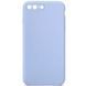 Silicone Case Square Full Camera Protective (AA) NOLOGO для Apple iPhone 7 plus / 8 plus (5.5") Голубой / Lilac Blue