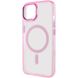 Чохол TPU Iris with MagSafe для Apple iPhone 12 Pro / 12 (6.1") Рожевий фото 3