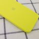 Уценка Чехол Silicone Case Square Full Camera Protective (AA) для Apple iPhone 11 (6.1") Вскрытая упаковка / Желтый / Bright Yellow фото 3