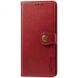 Кожаный чехол книжка GETMAN Gallant (PU) для Xiaomi Redmi 10 Красный фото 1