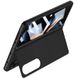 Кожаный чехол GKK 360 + Glass с подставкой для Samsung Galaxy Z Fold4 Black фото 2