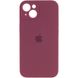 Чехол Silicone Case Full Camera Protective (AA) для Apple iPhone 15 Plus (6.7") Бордовый / Plum фото 1
