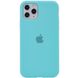 Чехол Silicone Case Full Protective (AA) для Apple iPhone 11 Pro (5.8") Бирюзовый / Marine Green