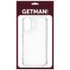 TPU чохол GETMAN Ease logo посилені кути для Apple iPhone 17 (6.3") Безбарвний (прозорий) фото 8