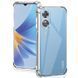 TPU чехол GETMAN Ease logo усиленные углы Full Camera для Oppo A38 / A18 Бесцветный (прозрачный) фото 1