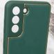 Шкіряний чохол Xshield для Samsung Galaxy S21 FE Зелений / Army Green фото 3