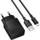 МЗП Borofone BAS71A Source 10.5W (1USB-A) + кабель USB to MicroUSB Black фото 2