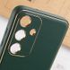 Кожаный чехол Xshield для Samsung Galaxy S23 FE Зеленый / Army Green фото 5