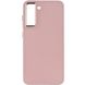 TPU чохол Bonbon Metal Style для Samsung Galaxy S21 FE Рожевий / Light pink фото 2
