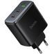 СЗУ Hoco C160A Upgrade PD65W+QC3.0 (1USB-A/2C) Black фото 5