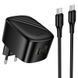 Уценка СЗУ Hoco CS102A Folding PD30W+QC3.0 (1USB-A/1C) + кабель Type-C to Type-C Поврежденная упаковка / Black фото 1