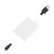 Дата кабель Hoco X21 Plus Silicone Lightning Cable (1m) black_white фото 3