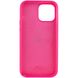 Чехол Silicone Case Full Protective (AA) для Apple iPhone 15 (6.1") Розовый / Barbie pink фото 2