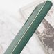 Шкіряний чохол Xshield для Samsung Galaxy S21 FE Зелений / Army Green фото 5