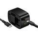 Уценка СЗУ Hoco CS102A Folding PD30W+QC3.0 (1USB-A/1C) + кабель Type-C to Type-C Поврежденная упаковка / Black фото 2