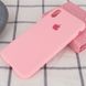 Чехол Silicone Case Full Protective (AA) для Apple iPhone X (5.8") / XS (5.8") Розовый / Pink фото 2