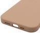 Чехол Silicone Case Full Camera Protective (AA) NO LOGO для Apple iPhone 16 Pro Max (6.9") Бежевый / Desert Gold фото 5