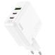 МЗП Hoco C115A Header PD65W+QC3.0 (1USB-A/2C) White фото 5