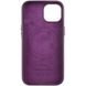Шкіряний чохол Leather Case (AA) with MagSafe для Apple iPhone 14 Plus (6.7") Dark violet фото 2