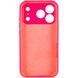 Чохол Silk Full Camera Protective (AA) NO LOGO для Apple iPhone 17 Pro Max (6.9") Рожевий / Barbie pink фото 3