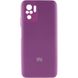 Чехол Silicone Cover Full Camera (AA) для Xiaomi Redmi Note 10 / Note 10s Фиолетовый / Grape фото 1
