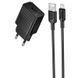 МЗП Borofone BAS71A Source 10.5W (1USB-A) + кабель USB to MicroUSB Black фото 1