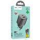 СЗУ Hoco N41 Almighty PD20W+QC3.0 (1USB-A/1C) + кабель Type-C to Lightning Black фото 5