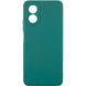 Силиконовый чехол Candy Full Camera для Oppo A38 / A18 Зеленый / Green
